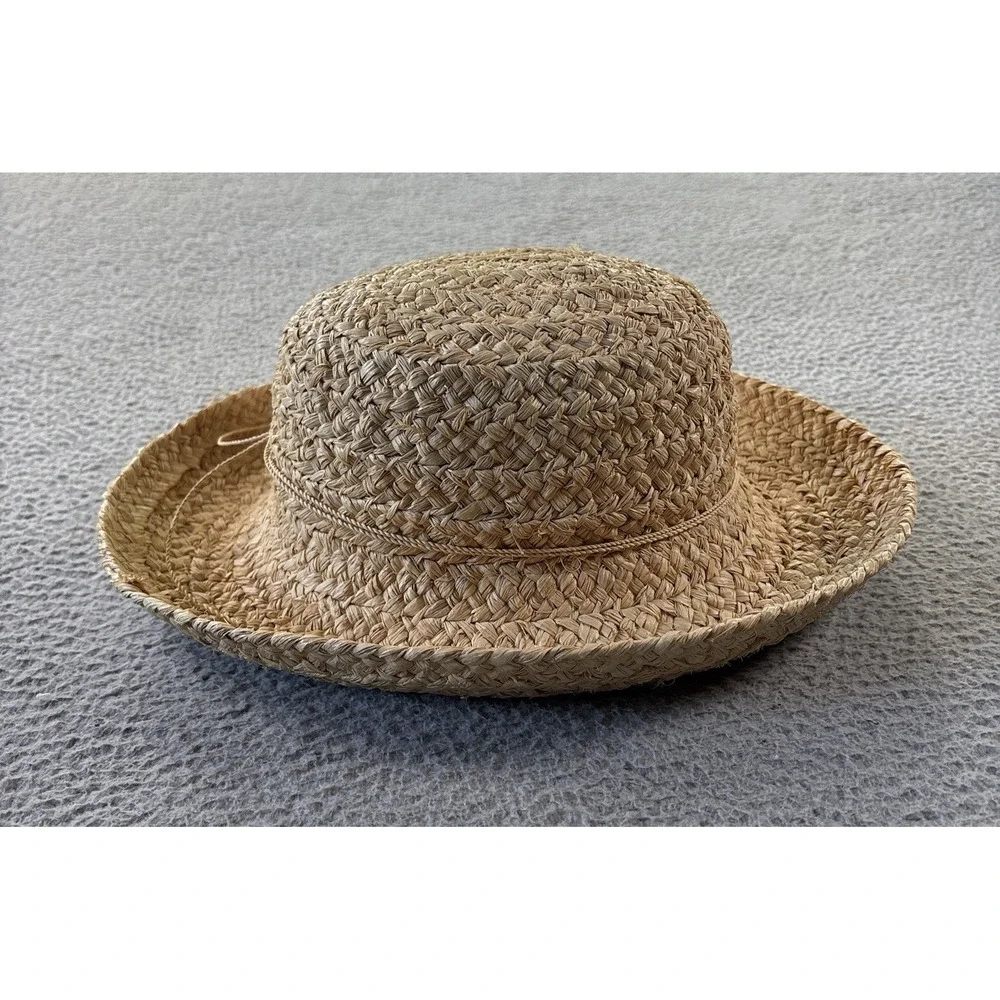 ORVIS Straw Hat Womens Fedora Bucket‎ Brim Fishing Beach Hiking Sun Protection